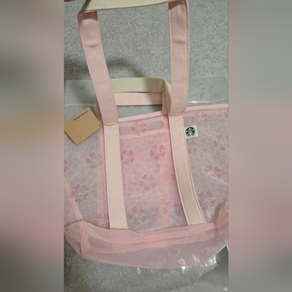 Starbucks pink cherry blossom tote bag (Limited Edition) - Picture 3 of 7
